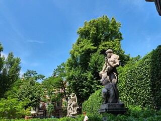 Giardino del Rijksmuseum in Amsterdam, stupendo.
