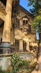 Outlook of a old abandoned landlord house