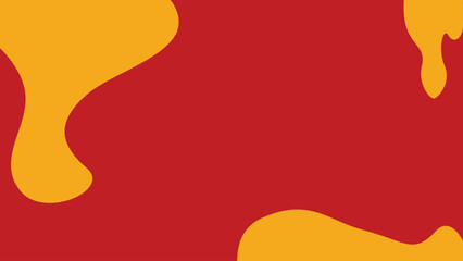 Red and yellow abstract liquid background