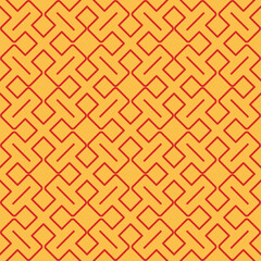 Rounded Interlinked Maze Seamless Pattern -vector eps8