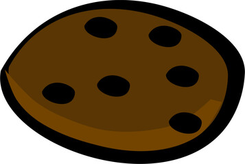 Ciasteczko – deser ilustracja