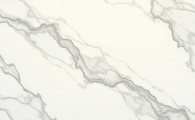 Fototapeta premium Elegant white marble surface with gray veins