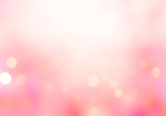 Pink blurred lights background.Soft glowing defocused bokeh,backdrop, valentine's wallpaper.
