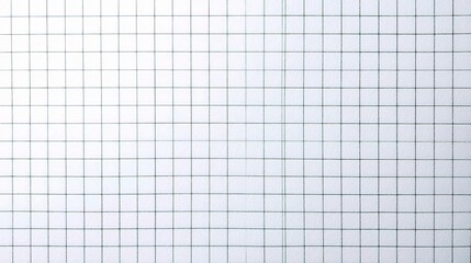 White Grid Paper Background with 5mm Square Patterns for Design Use