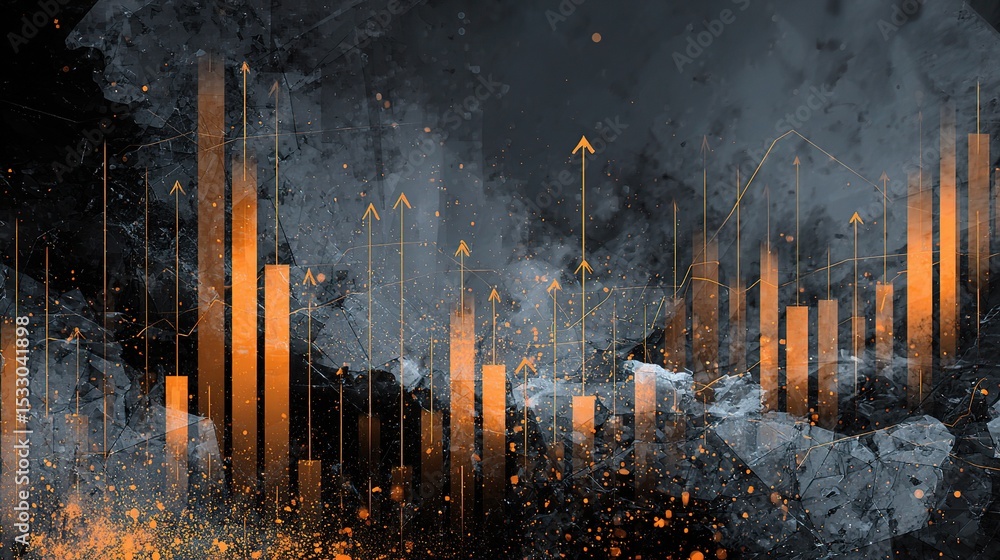 Poster data fusion with line charts and histogram signal visualization