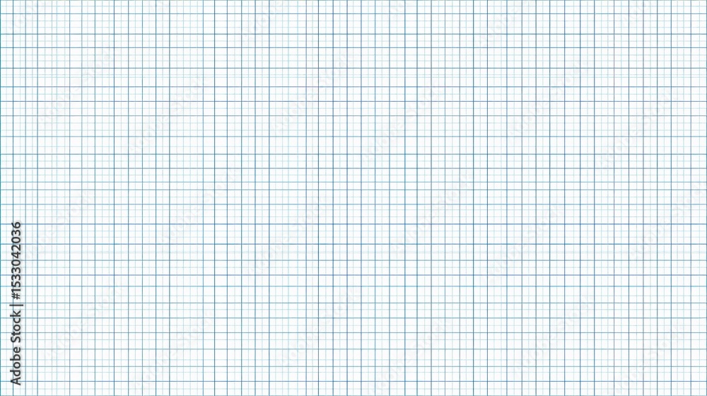 Poster blank graph paper sheet with evenly spaced grid lines and design