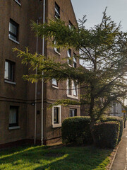 Residential building, in an urban  - Edinburgh, Scotland, United Kingdom