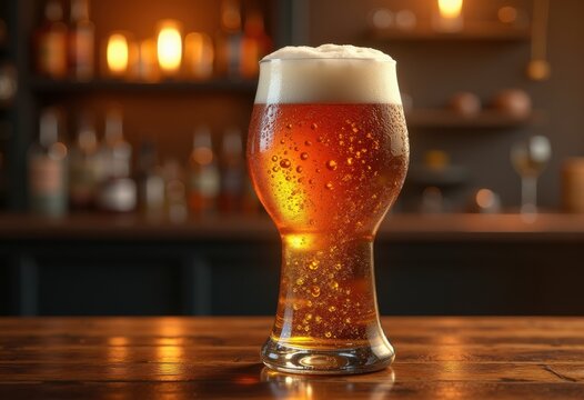 artisan craft beer poured into unique glassware showcasing color aroma bubbles foam, brew, brewing, hops, brewery, ale, lager, suds, flavor, tasting