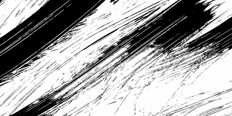 Obraz premium Abstract surface dust and rough dirty wall abstract modern art design Black and white grunge wide banner format background with copy space for text