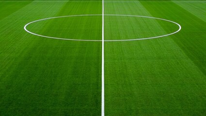 Textured soccer game field.
