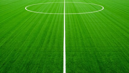 Textured soccer game field.