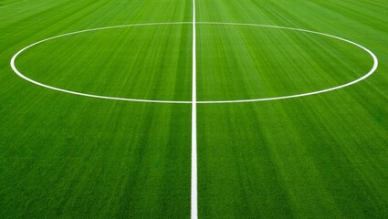 Textured soccer game field.
