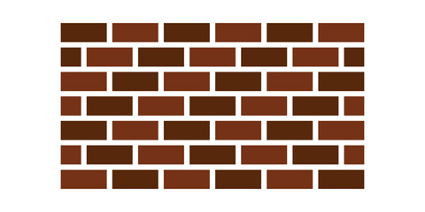 Bricks icon set. Simple design. Vector illustration. EPS 10.