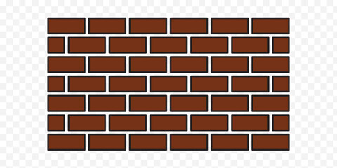 Obraz premium Bricks icon set. Simple design. Vector illustration. EPS 10.