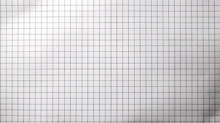 Plain White Squared Grid Paper Background for Creative Projects