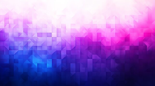 Vibrant abstract pixelated gradient background in purple and pink hues with topaz enhance effect for unique artistic background and creative design concepts, bg