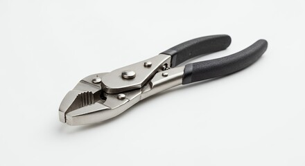 Obraz premium Adjustable pliers on white background