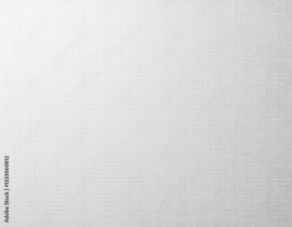 Poster Seamless white canvas background or grid-like linen texture. Neutral pattern for various uses. Soft, textured surface, perfect for design templates, backgrounds, wallpapers, adding minimalist style.