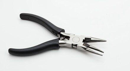 Obraz premium Precision pliers on white background