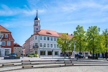 Altstadt, Bischofswerda, Sachsen, Deutschland 