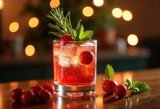 festive holiday cocktails pine needle garnish seasonal celebration drink decor creativity, beverage, mixology, glass, spirits, recipe, party, fireplace