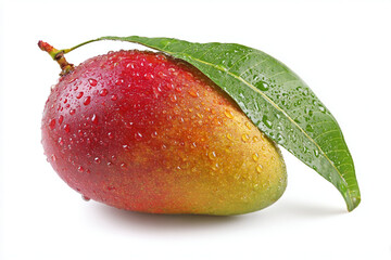 Fresh and Juicy Mango Fruit Isolated on White Background Ready for Culinary and Nutritional Uses and Recipes
