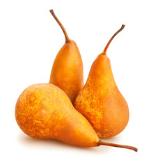 pear path isolated on white