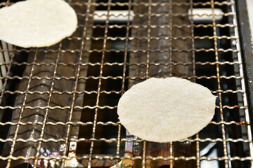 せんべい焼き体験