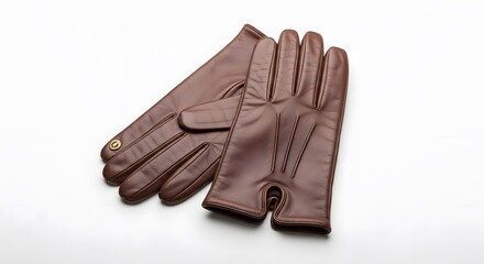 Buy premium brown leather gloves for women stylish winter gloves fashion accessories hand wear for her