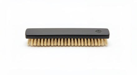 Beige bristled rectangular brush