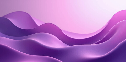 Abstract Purple Wave Background Design – Smooth Fluid Gradient Vector Art.	
