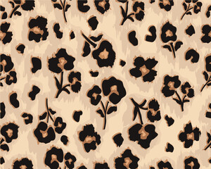 exotic colorful wild leopard design hand drawn,stationary,fashion pattern,seamless,paper,fabric,t shirt,dress,wallpaper,decorative,mug,phone case funny cute pattern for everything  © ulucsevda