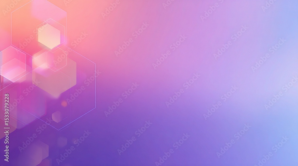 Poster smooth gradient background with faint geometric shapes and color blend