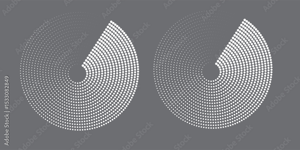 Poster spiral with gray colors lines as dynamic abstract vector background or logo or icon. spiral circle a