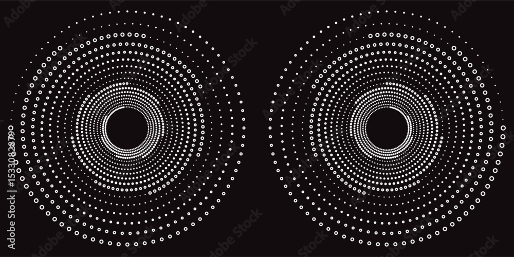 Poster spiral with gray colors lines as dynamic abstract vector background or logo or icon. spiral circle a