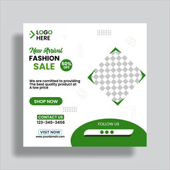 Creative Digital Marketing Agency Social Media Post Template and Web Banner Design.