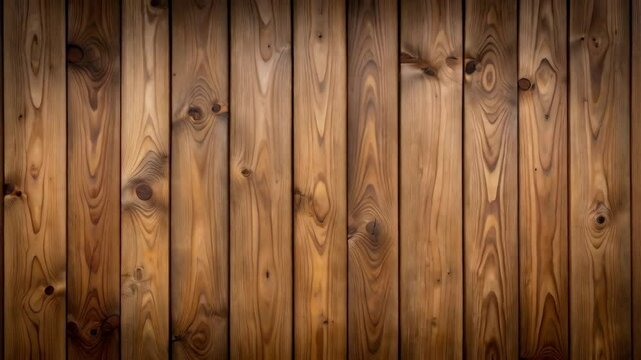 Vertical wooden planks creating a wall panel or floor with detailed wood grain and light brown stain offering rustic charm