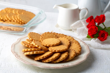 Buttery shortbread cookies biscuits delicious