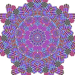 ornamental round lace pattern