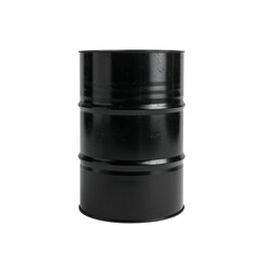 black oil barrel isolated on white background png