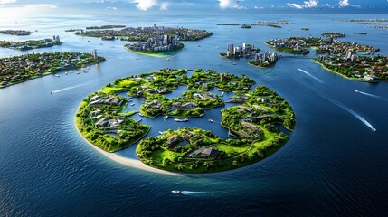 Green solutions for coastal cities protecting shorelines with eco-barriers and sustainable design