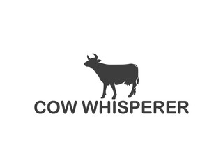 Cow whisperer expert farmer and cattle handler t shirt design