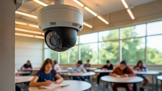Security Camera in a Classroom