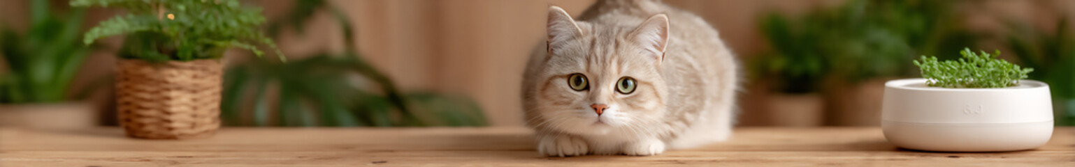 a pet automatic feeder dispensing food at a set time, showcasing convenience for pet owners,