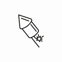 fire cracker icon sign vector