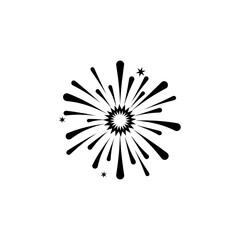 Obraz premium Independence Day fireworks icon representing celebration and joy