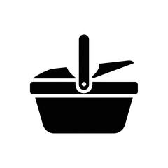 Independence Day picnic basket icon design