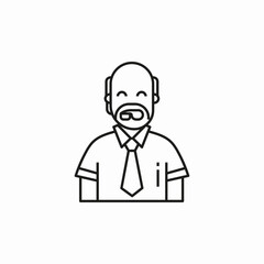 man smoking icon sign vector