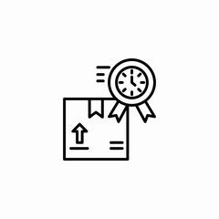 priority shipping icon sign vector