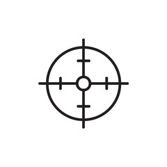 Obraz premium Target symbol for precision aimed at accuracy and focus